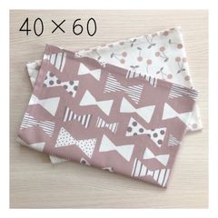 ランチョンマット リボン さくらんぼ くすみカラー 40×50 2枚 女の子