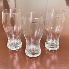 ビール グラス Krosno 【3個セット】 ガラス製　※リユース品※