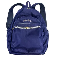 B052 Hello Kitty ハローキティ リュックサック ナップサック ネイビー サンリオ キッズ 子供