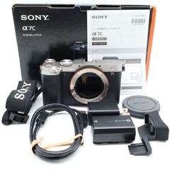 ショット数849回、元箱付き。★新品級★ SONY ソニー α7C ボディ シルバー [ILCE-7C S]