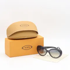 TOD'S ブラウン サングラス ケース付き TOD'S - TOD'S 【美品】トータス サングラス ケース付き