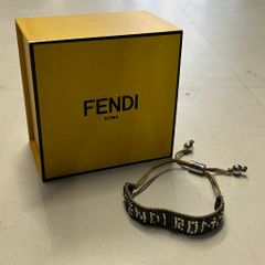 FENDI フェンディ Signature Bracelet ブレスレット ブルー系 size:FREE SIZE 【中目黒A07】