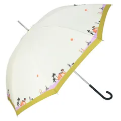 ☆ market/83ベージュ ☆ CHAM CHAM MARKET 長傘 傘 日傘 晴雨兼用 レディース 長傘 軽量 晴雨兼用傘 UV レディース傘 雨傘 かさ カサ 婦人傘 紫外線カット 通勤 通学 CHAMCHAM MARKE チャムチャムマーケット