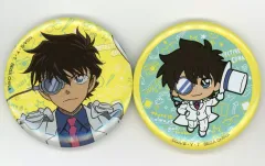 【中古】バッジ・ビンズ 怪盗キッド 缶バッジセット(2個組) 「セガ ラッキーくじ 名探偵コナン Good Day! Good Travel!」 J賞