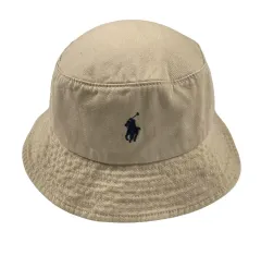 POLO Ralph Lauren（ポロ） Ralph Lauren(ラルフローレン) バケットハット ー ベージュ