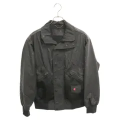 COACH (コーチ) ×Champion Oversized Nylon Windbreaker×チャンピオン ロゴ総柄 オーバーサイズド ウィンドブレーカー ジップアップ ナイロンジャケット ブラック 5915のサムネイル