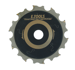 【E.TOOLS 硬質窯業系サイディング用 チップソー】トリプルダイヤソー 125×10 1枚