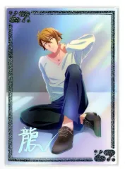 【中古】キャラカード 十龍之介 クリアケース付きビジュアルカード 「アニメ アイドリッシュセブン MEMORIAL EXHIBITION」