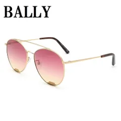 バリー BALLY BY0016-D 28T 60 サングラス アジアンフィット UVカット 紫外線カット ノーズパッド 鼻あて レディース ピンクイエロー ローズゴールドのサムネイル
