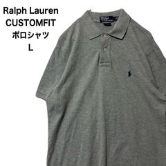 ラルフローレン Ralph Lauren POLO by Ralph Lauren CUSTOMFIT 半袖 ポロシャツ　L