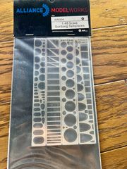 【Alliance Model Works】（AW004） 1/48 航空機用テンプレートセット