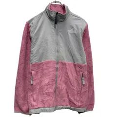 The north face フリース ジャケット ザノースフェイス キッズ L ピンク フルジップ アウトドア 古着卸 アメリカ仕入 a610-6244