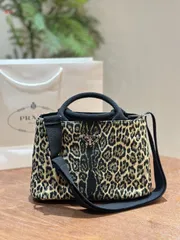 【今日特価】Leopard Print 豹紋 ショッピングバッグ！国内送料無料！限定在庫セール価格です！