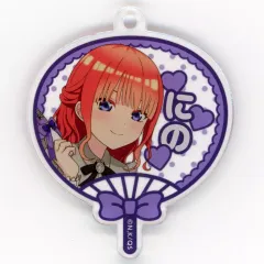 【中古】キーホルダー 中野二乃 「五等分の花嫁∽ トレーディングうちわ型アクリルキーホルダー」