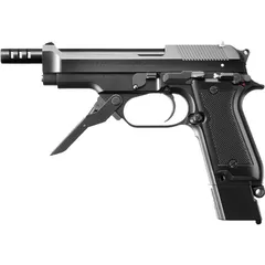 東京マルイ M92F ステンレス グリップ再塗装 社外ピストンカップ交換済 ② TOKYO MARUI 【東京マルイ】18才以上用ガスブローバックNo.12