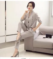 入学式 ママスーツ 結婚式 ドレス セットアップ オールインワン パンツスーツ アンサンブル オーバーオール お呼ばれ Vネック 体型カバー フォーマル 大きいサイズ パーティー 披露宴 卒業式 発表会 おしゃれ エレガント シルエット GOak213