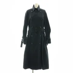 アドーア ADORE ロングトレンチコート スプリングコート ベルト付き 36 紺 ネイビー /MI ■OSのサムネイル