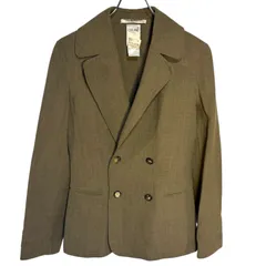 LA7787 CELINE セリーヌ ウール テーラードジャケット グリーン42 CELINE - 極美品 セリーヌ CELINE ジャケット フィービー期