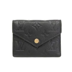 ルイ・ヴィトン(Louis Vuitton) モノグラムアンプラント ポルトフォイユ・ヴィクトリーヌ M64060 レディース モノグラムアンプラント 財布（三つ折り） ノワール