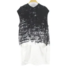 超美品　hazama　ハザマ　見えないものを　パーカー　グラデーション hazama 2022PC 見えないものを見ようとして見上げた夜空の