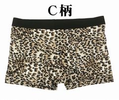 【C柄】 下着 ボクサーパンツ 005 浅型 ローライズ 総柄 蛇柄 ヒョウ柄 派手プリント ホスト ヤクザ ヤンキー オラオラ系 派手 メンズ ファッション