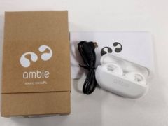 【美品】ambie sound earcuffs ワイヤレスイヤホン (AM-TW01)