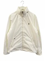 ポロ ラルフローレン POLO RALPH LAUREN ナイロンジャケット ジップジャケット ホワイト 白 M