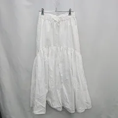 ◇ Θ CIAOPANIC TYPY チャオパニックティピー ロング フレア スカート サイズF ホワイト系 レディース E  【1503050027786】