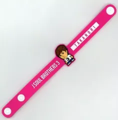 【中古】アクセサリー(非金属)(男性) 岩田剛典 ゴムブレス(ピンク) 「三代目J Soul Brothers LIVE TOUR 2017 ”UNKNOWN METROPOLIZ”」 会場限定カプセル景品
