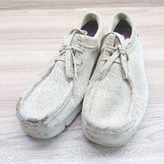 ◇ Clarks クラークス 21621 WALLABEE GTX ゴアテックス ワラビ－シューズ サイズ23.5 ベージュ レディース E  【1402200001709】