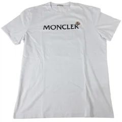 モンクレール MONCLER ロゴ Tシャツ クルーネック トップス 半袖Ｔシャツ 綿 ホワイト メンズ 【中古】のサムネイル