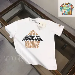 【今日特価】MON*CLER 2025 カップルロゴ丸首ショート T（ルーズ）
