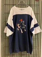 Old ACME CLOTHING WARNER BROS Embroidery T-Shirt アクメ　バックスバニー　ルーニーチューンズ　刺繍　Tシャツ　カットソー