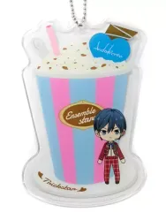 【中古】キーホルダー・マスコット(キャラクター) 氷鷹北斗 Trickstar クリアBIGタグ Part1 「一番カフェ あんさんぶるスターズ! ～胸きゅん!ショコラパーティー♪～」 ドリンク注文特典