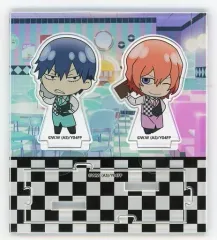 【中古】アクリルスタンド・アクリルパネル 荒北靖友＆新開隼人 アクリルスタンド ダイナーカフェ ミニキャラVer. 「弱虫ペダル GLORY LINE」