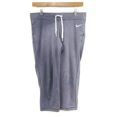 ナイキ トレーニングパンツ ストレッチ スポーツウエア ボトムス レディース Mサイズ グレー NIKE 【中古】