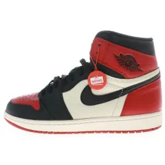 NIKE (ナイキ) AIR JORDAN 1 RETRO HIGH OG BRED TOE 555088-610 エアジョーダン1 ブレッドトゥ ハイカットスニーカー レッド/ブラック US11/29cm