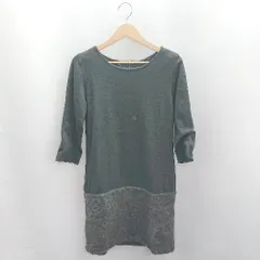◇ ⊇ BARNYARDSTORM バックジッパー 長袖 ミニ ワンピース サイズ 0 グレー系 レディース E  【1501160041500】