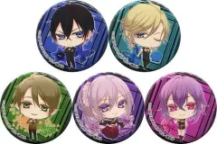 【中古】バッジ・ピンズ(キャラクター) [単品] 集合 描きおろしちびキャラ缶バッジ5個セット 「PS Vitaソフト 蝶々事件ラブソディック アニメイト限定セット」 同梱特典