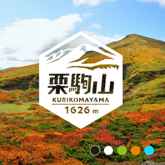 【栗駒山】山ステッカー　カッティング【切り文字タイプ】ポスト投函