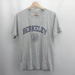 ◇ Θ Champion チャンピオン 無地 半袖 半袖シャツ サイズM グレー系 メンズ E  【1506230029075】