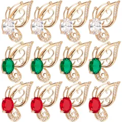 【数量限定】蝶の羽 胡蝶 ピアス 蝶型 ペンダント 羽 つばさ ガラス バタフライ 羽根 ウィング ネックレス キーホルダー 透かし メタルパーツ 翼 合金ペンダント マカロン パーツ チャームパーツ 蝶々 アクセサリー イヤリング 基礎パーツ ジュエリー作り