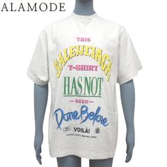 BALENCIAGA(バレンシアガ) Not Been Done Tシャツ Tシャツ 2024年 アパレル ファッション 半袖 ダメージ加工 1 コットン ホワイト白 マルチカラー 787349 メンズ 40802156610【中古】【アラモード】 BALENCIAGA(バレンシアガ) Not Been Done Tシャツ Tシャツ 2024年