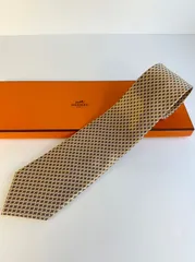【未使用品】エルメス　ネクタイ　シルク　箱付き