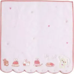 【中古】雑貨 コリラックマとうさぎティータイムテーマ(ライトピンク) ミニタオル 「リラックマ」