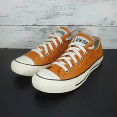 CONVERSE ALLSTAR WASHEDCORDUROY コンバース オールスター ウォッシュド コーデュロイ オックス 24.5cm レディース スニーカー オレンジ 1SC203 L05791