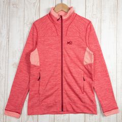 【Women's L ピンク系】 Millet ( ミレー ) ロッカ ジャケット Lokka Jacket ポリエステル ウェア トップス アウター ジャケット フリース z00050706  フリース アウター ジャケット トップス ウェア