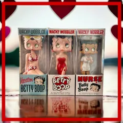 ベティーブープ ボビングヘッド フィギュア ３点セットアメリカ雑貨