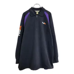 ●限定Fedexフェデックス ワンポイントロハーフジップスウェット 黒×紫 2025年最新】fedex スウェットの人気アイテム - メルカリ