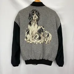 BARBANO バイカラー 異素材切替 ニット ボンバージャケット サイズ48　裏キルティング　06110911　01